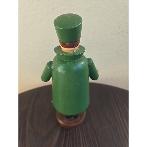 Vintage Wooden Smoker Raucher Hunter Seiffener Volkskunst 6" Tall - Picture 3 of 8